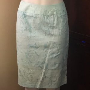 🆕 YS USA Blue Midi Stitch Skirt- Medium